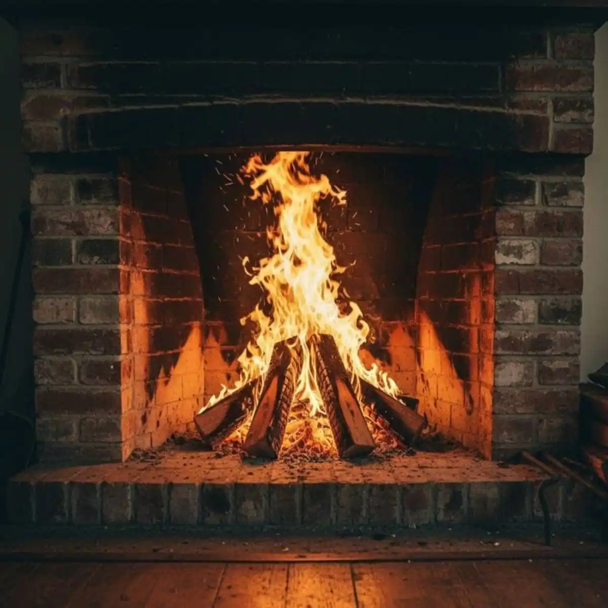 Deshollinado de chimeneas tradicionales de ladrillo y piedra